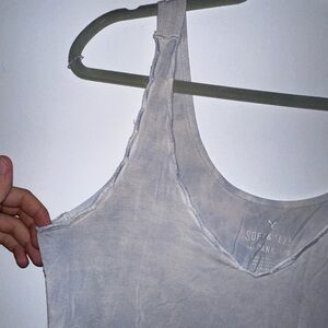 Women's Gray/Blue Tank Top
